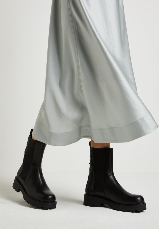 Altsilber Gabor Platform Ankle Boots