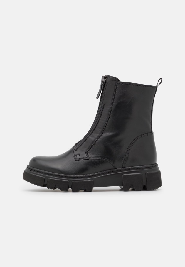 Altsilber Gabor Platform Ankle Boots