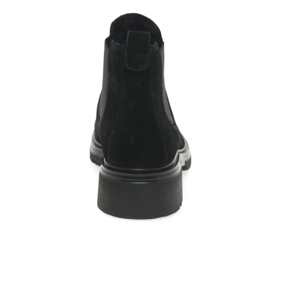 Babel Womens Chelsea Boots Black Suede Gabor