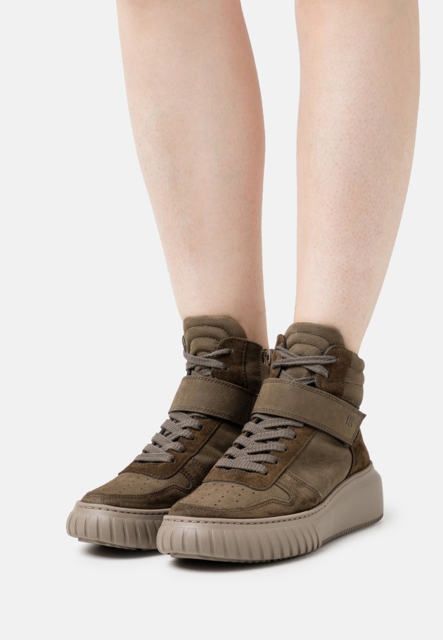 Baskets Montantes Sage/panna Gabor