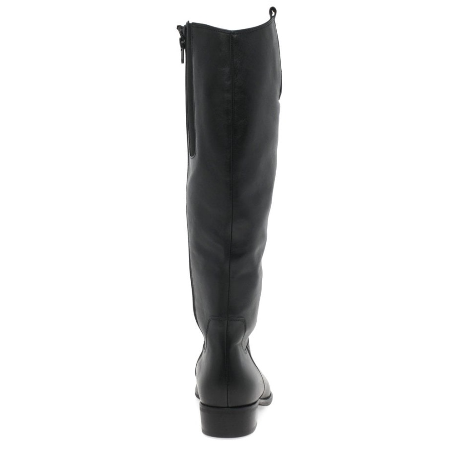 Black Brook M Womens Medium Calf Fitting Long Boots Gabor Suisse