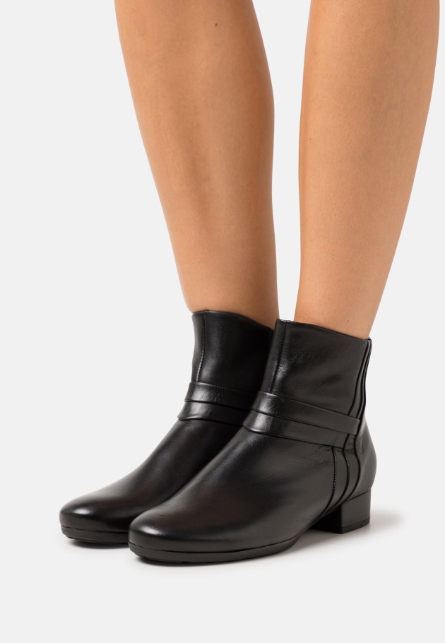 Black Gabor Classic Ankle Boots