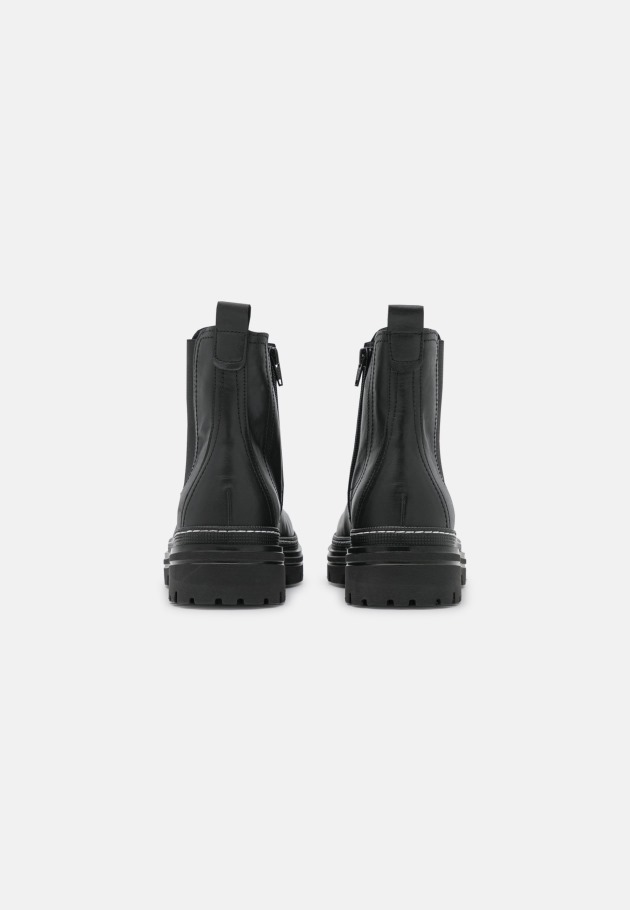 Black Gabor Platform Ankle Boots