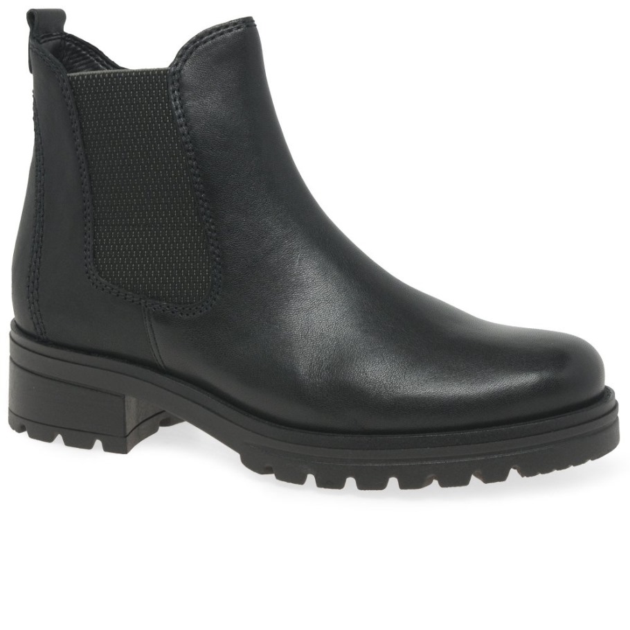 Black Gabor Suisse Sallis Ladies Ankle Boots