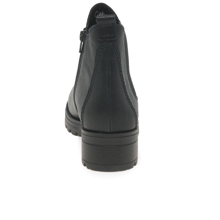 Black Gabor Suisse Sallis Ladies Ankle Boots