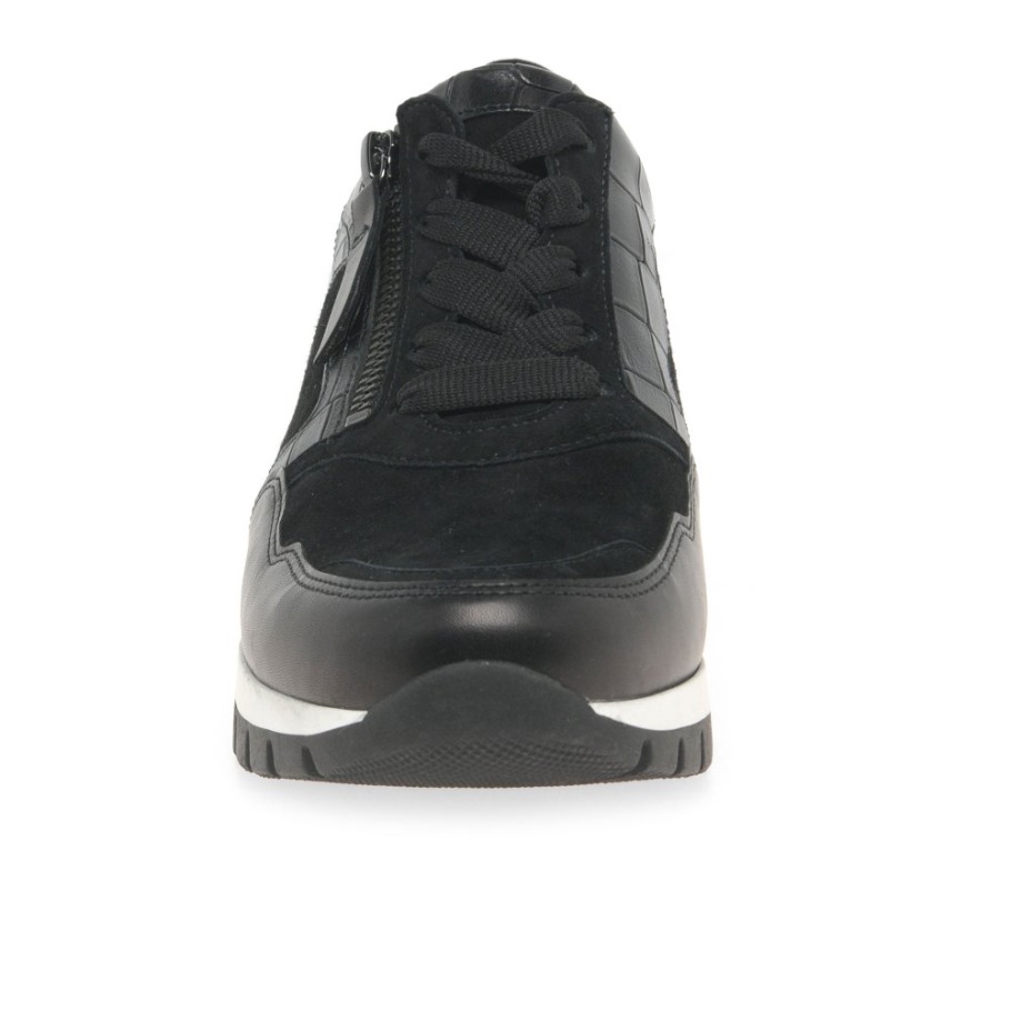 Black Gabor Willet Ladies Trainers