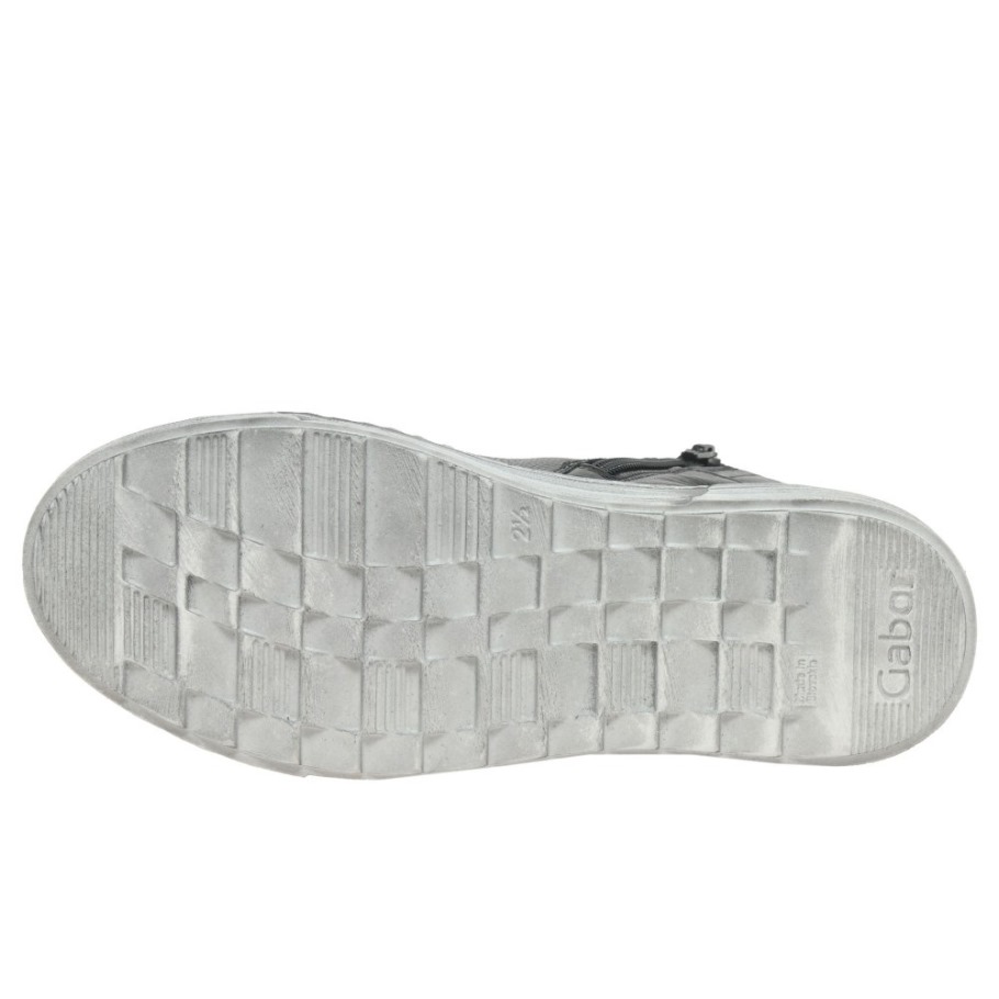 Black/Anthracite Biss Ladies Ankle Boots Gabor