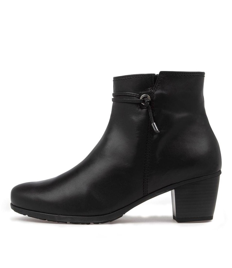 Bottines En Cuir Rena Schwarz Gabor
