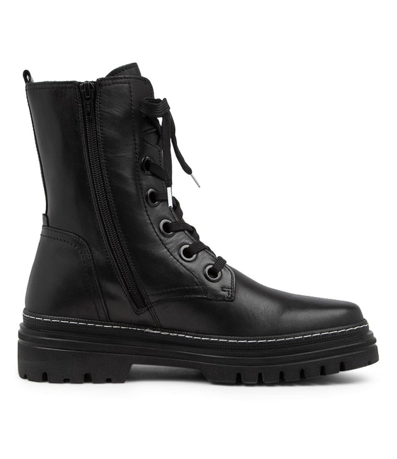 Bottines Gabor Dog En Cuir Noir