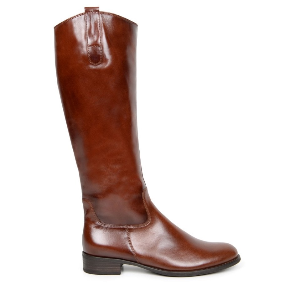 Brook M Womens Medium Calf Fitting Long Boots Gabor Suisse Sattel