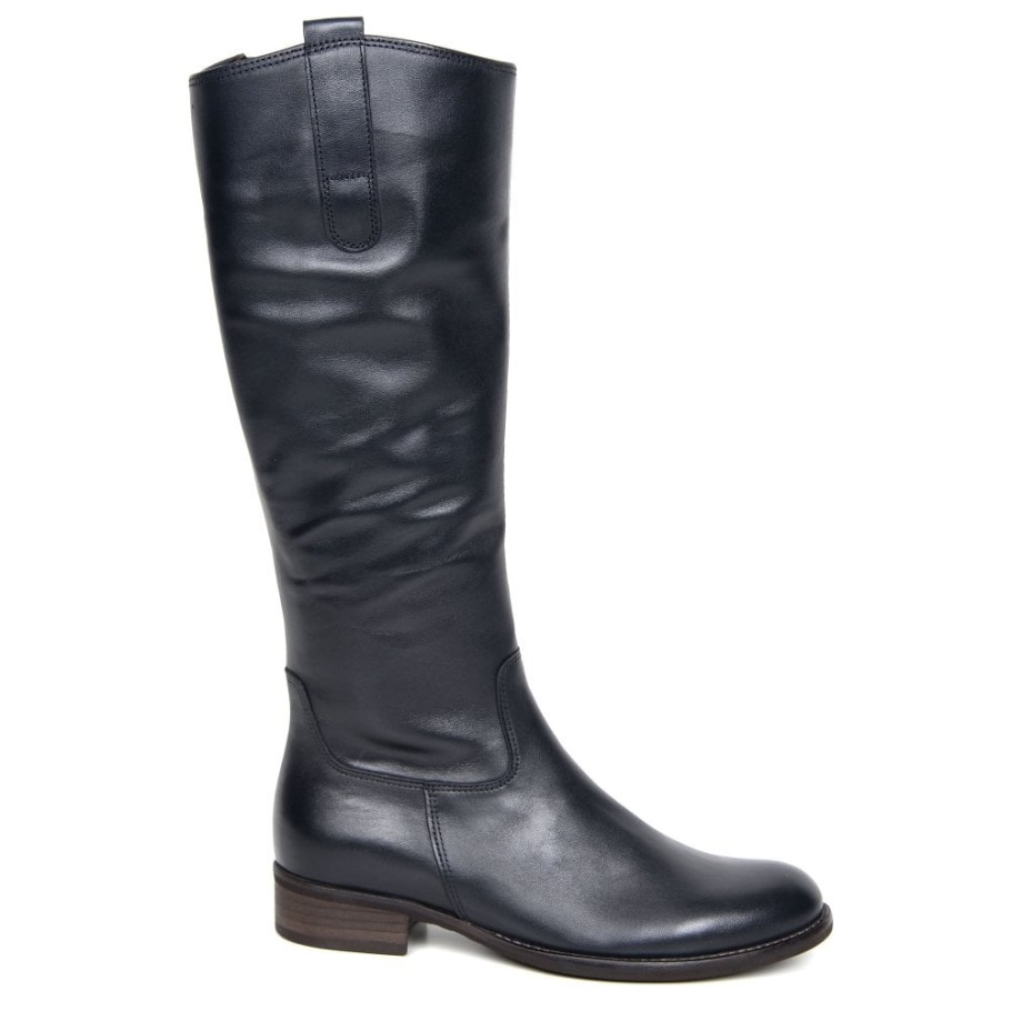 Brook M Womens Medium Calf Fitting Long Boots Night Gabor Suisse