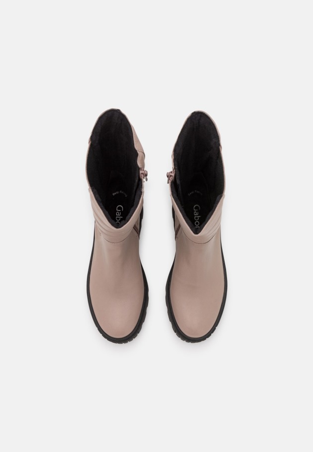 Caramel/Grey Platform Boots Gabor