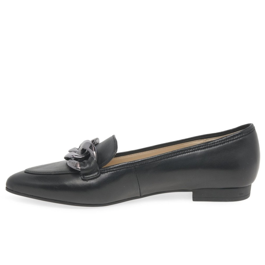 Carol Ladies Shoes Black Leather Gabor