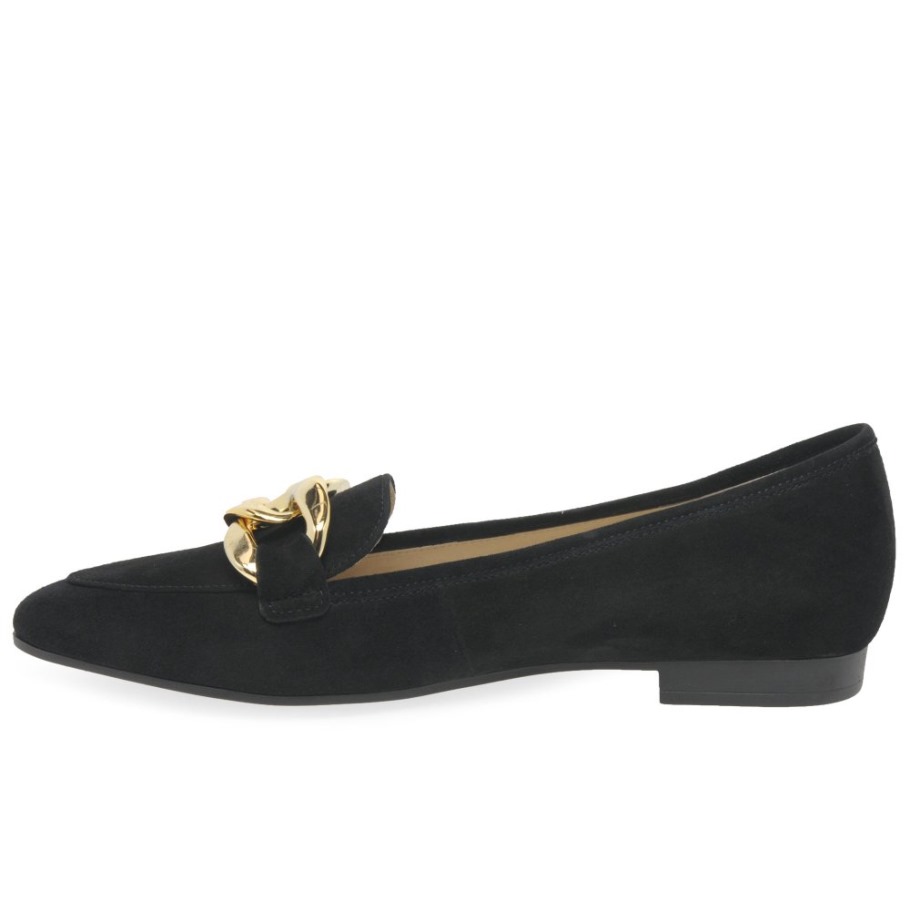 Carol Ladies Shoes Gabor Black Suede