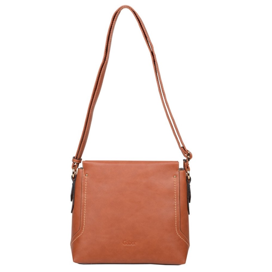 Cognac Sarda Womens Messenger Handbag Gabor