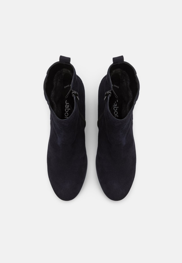 Dark Blue Classic Ankle Boots Gabor