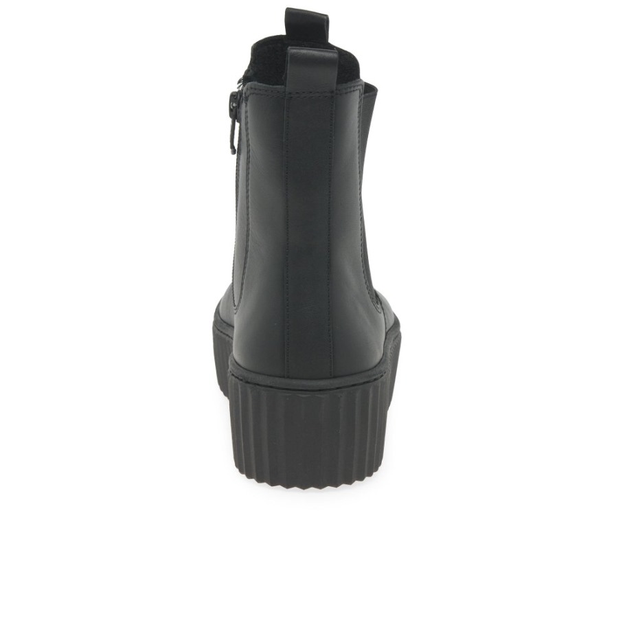 December Ladies Chelsea Boots Gabor Black