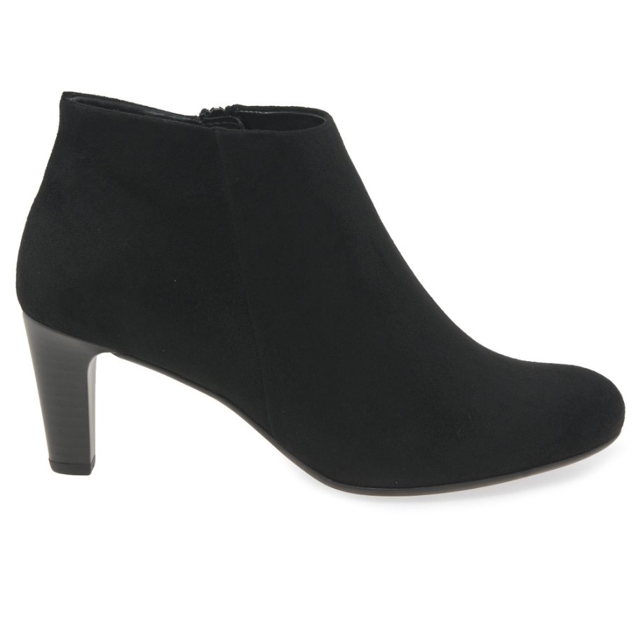 Fatale Womens Ankle Boots Gabor Velet Black