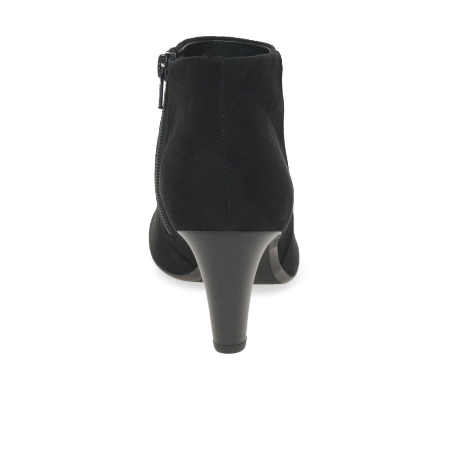 Fatale Womens Ankle Boots Gabor Velet Black