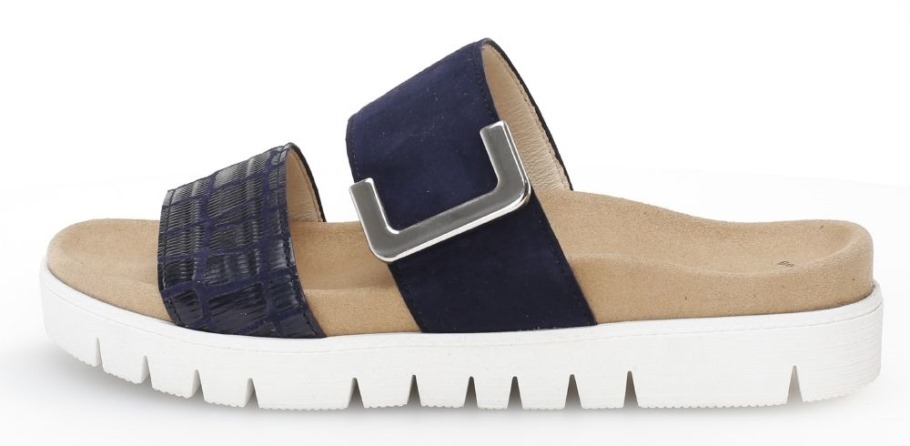 Gabor 4374036 - Imprimé Daim Marine