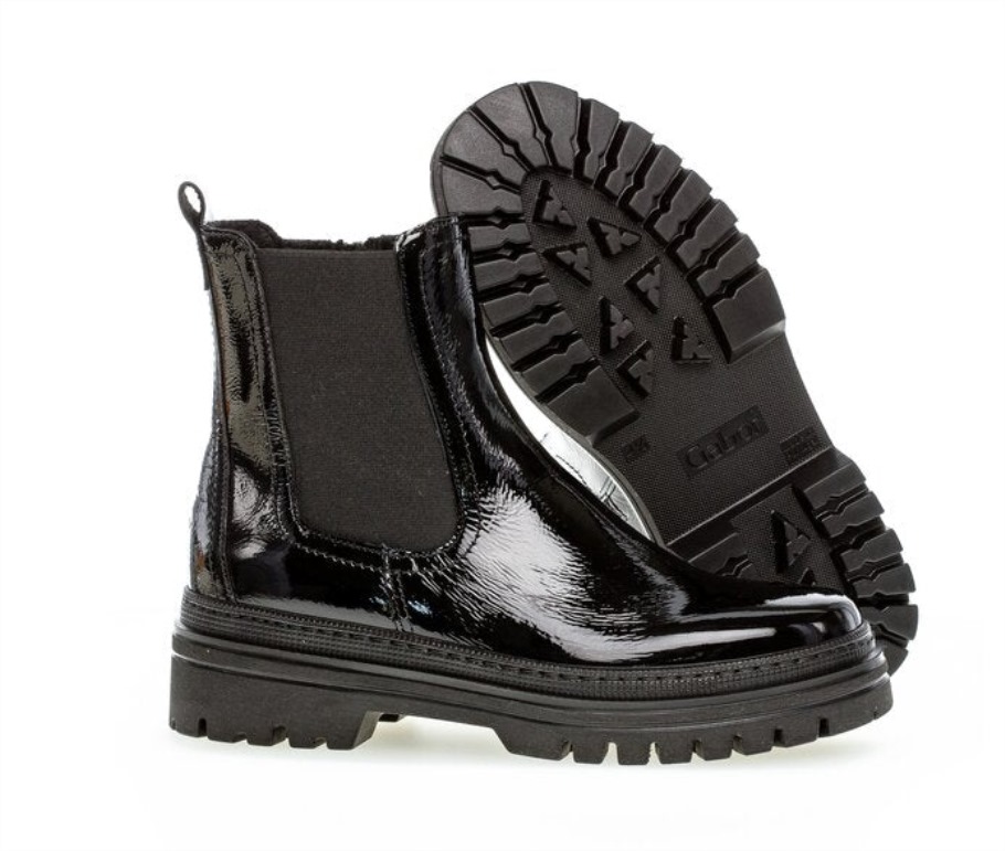 Gabor 5172097 - Cuir Verni Noir