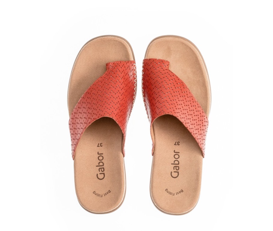 Gabor 6370035 - Cuir Lisse Rouge