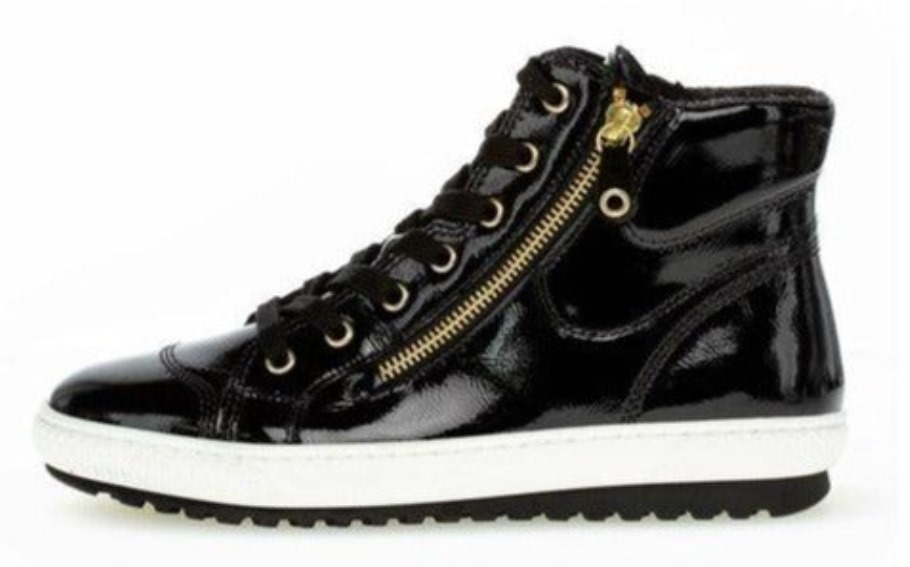 Gabor 7375497 - Cuir Verni Noir