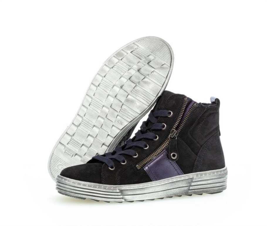 Gabor 7377016 - Cuir Nubuck Bleu Nuit