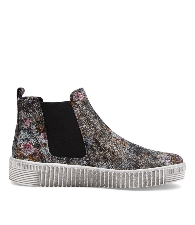 Gabor Angels Bottes Chelsea En Cuir Schwarz