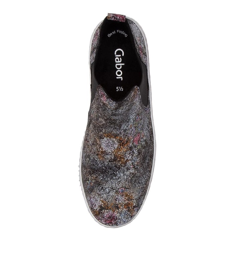 Gabor Angels Bottes Chelsea En Cuir Schwarz