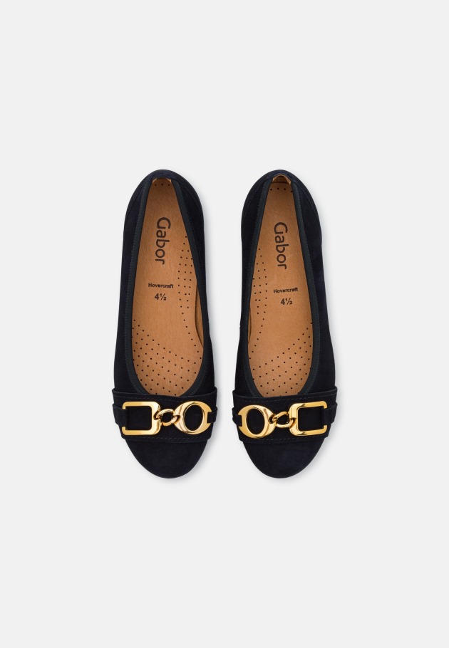 Gabor Ballerines Bleu Foncé