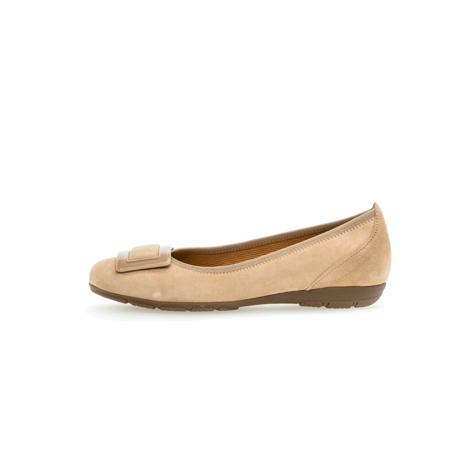 Gabor Ballerines Boucle Caramel