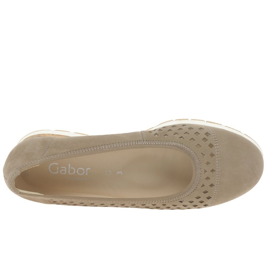 Gabor Berry Ladies Punch Detail Shoes