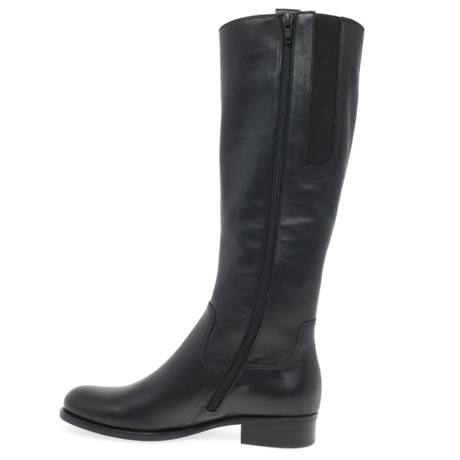 Gabor Black Brook S Womens Long Boots
