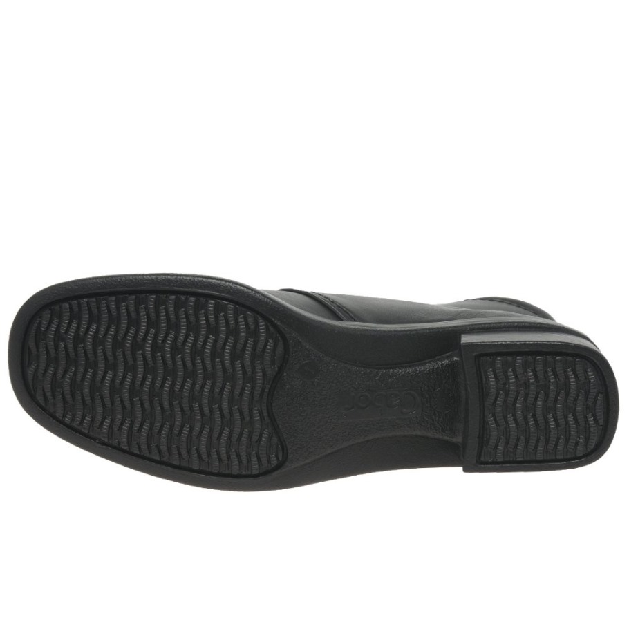 Gabor Black Elaine Womens Ankle Boots