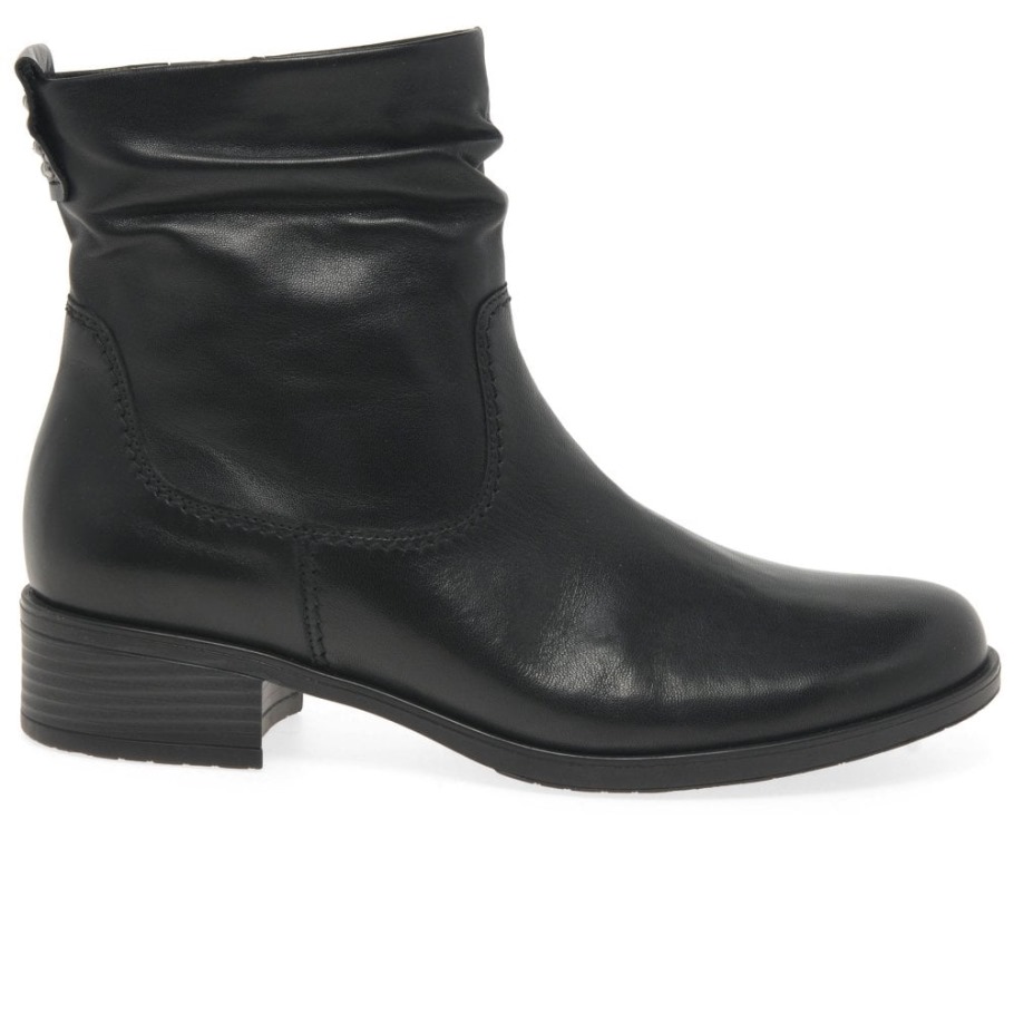 Gabor Black Mopsy Womens Ankle Boots