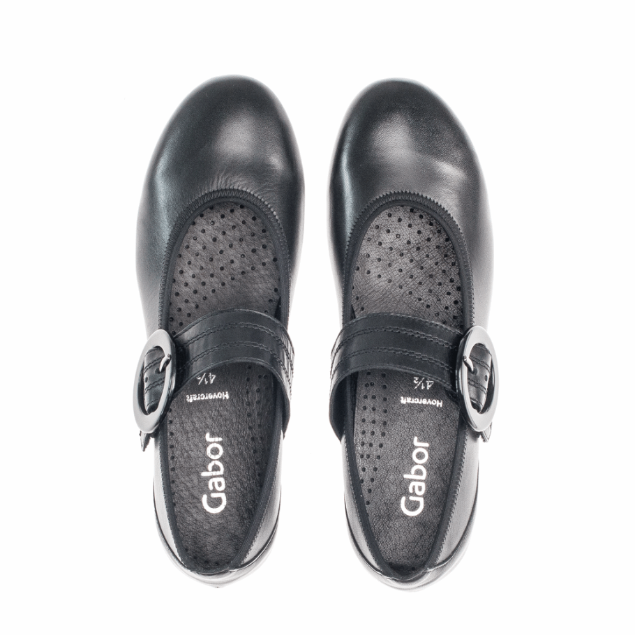 Gabor Boucle Tortue Noire Mary Jane