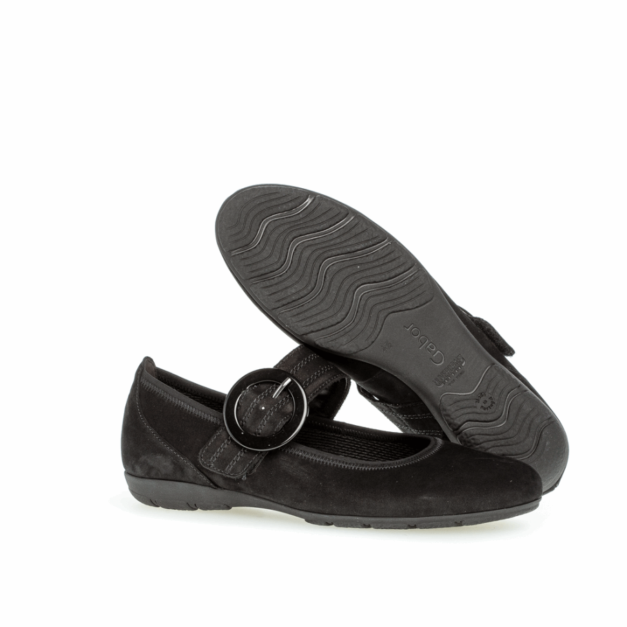Gabor Boucle Tortue Noire Mary Jane
