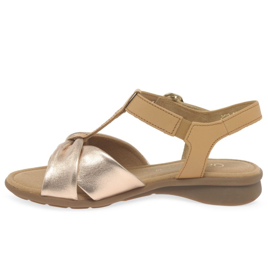 Gabor Champagne/Peanut Millie Ladies Sandals