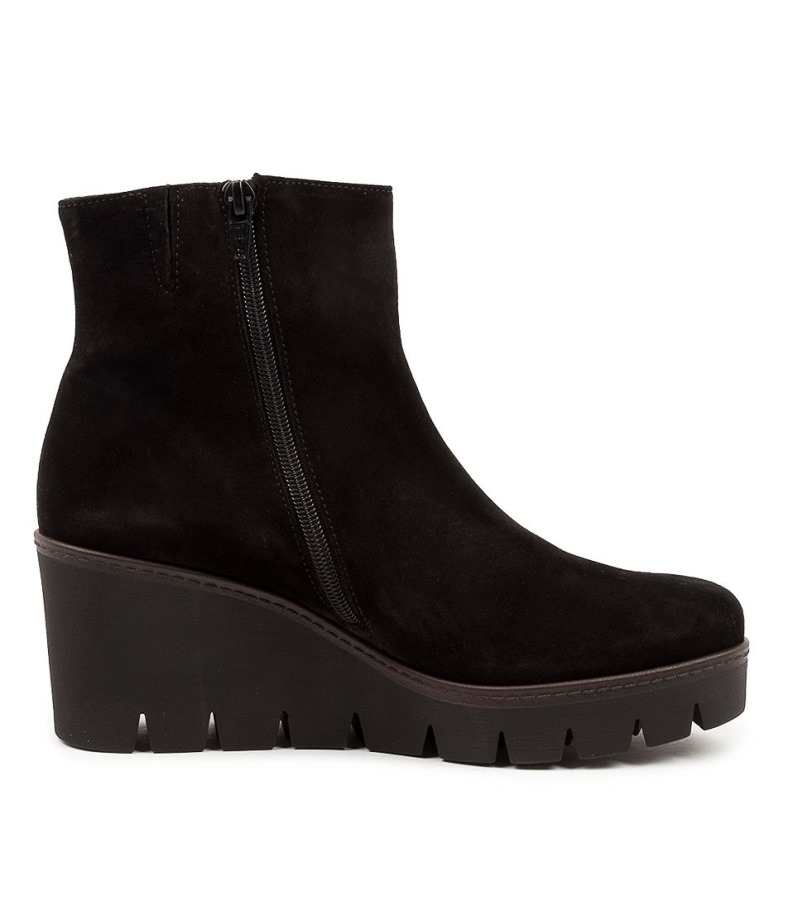 Gabor Chloe Schwarz Daim