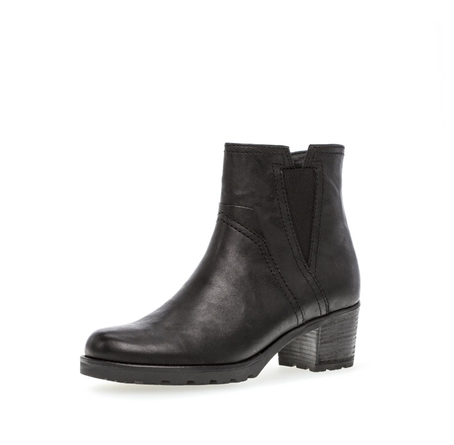 Gabor Classic Ankle Boots Black