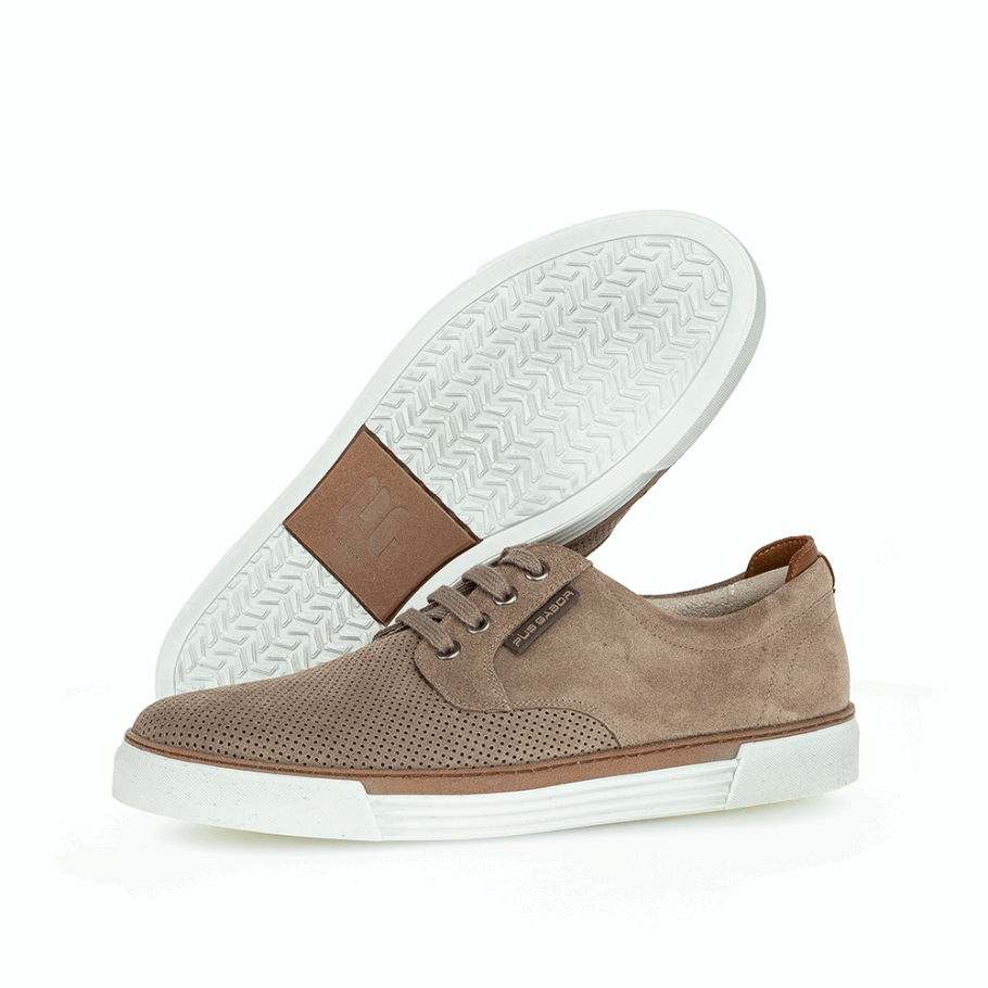 Gabor Hommes Perf Basket Beige
