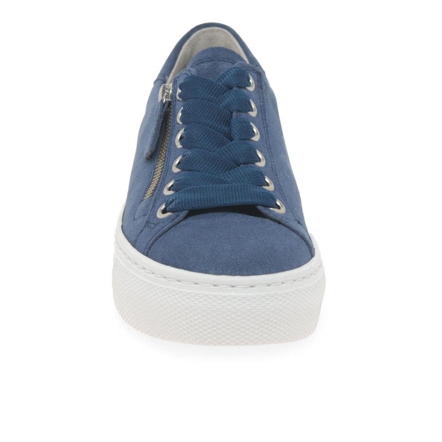 Gabor Jeans Suede Campus Womens Trainers