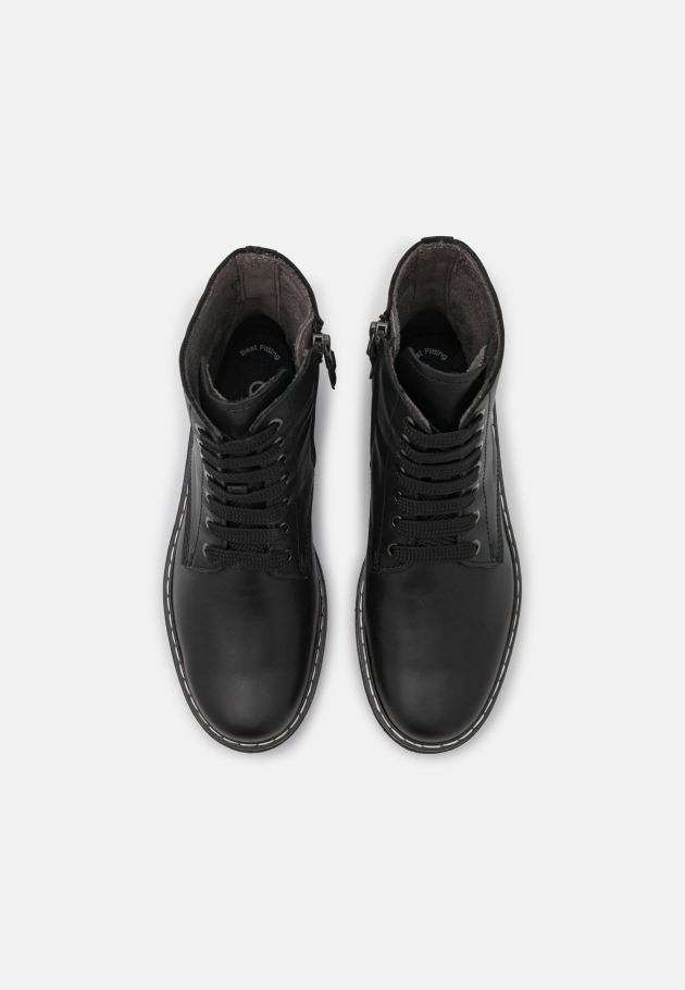 Gabor Lace-Up Ankle Boots Black