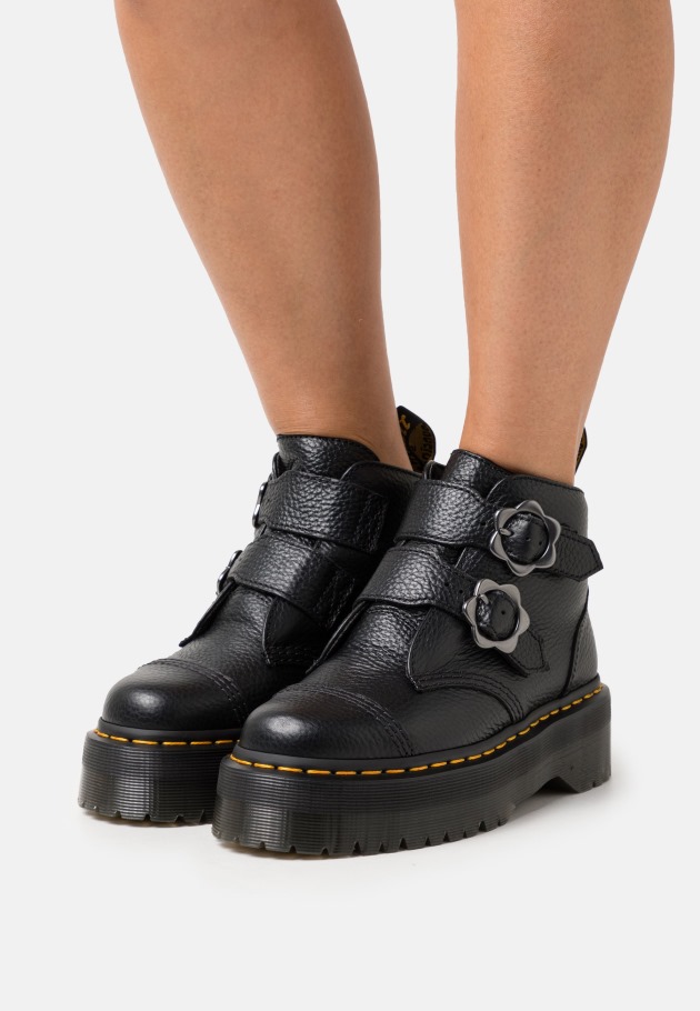 Gabor Leona Noir Vintage - Talons à Lacets