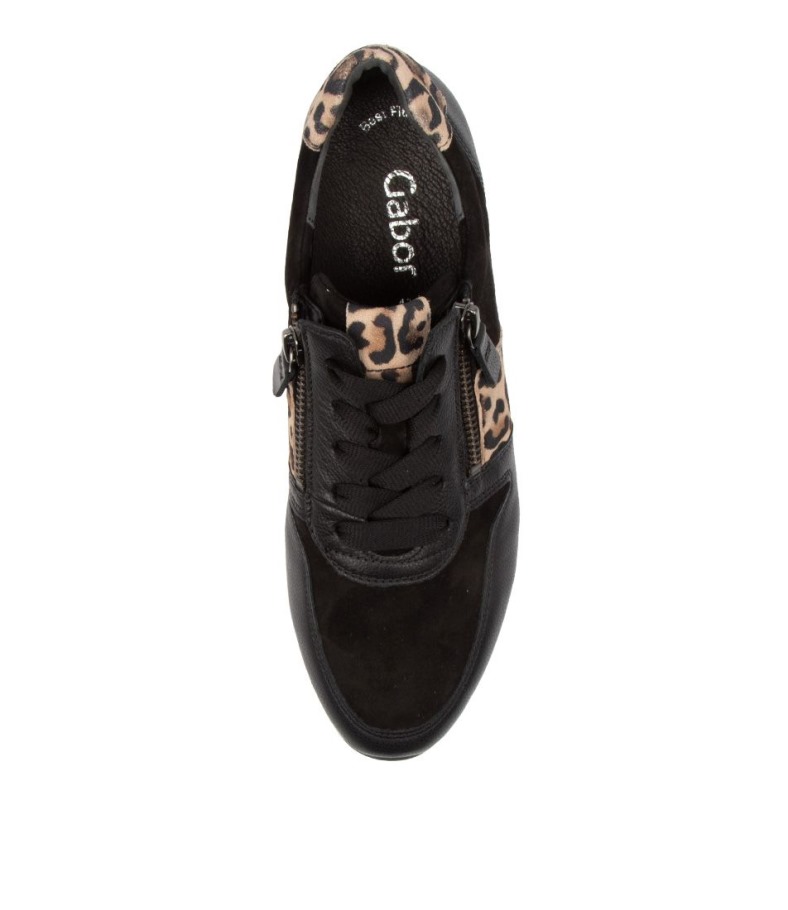 Gabor Madison Cuir Noir