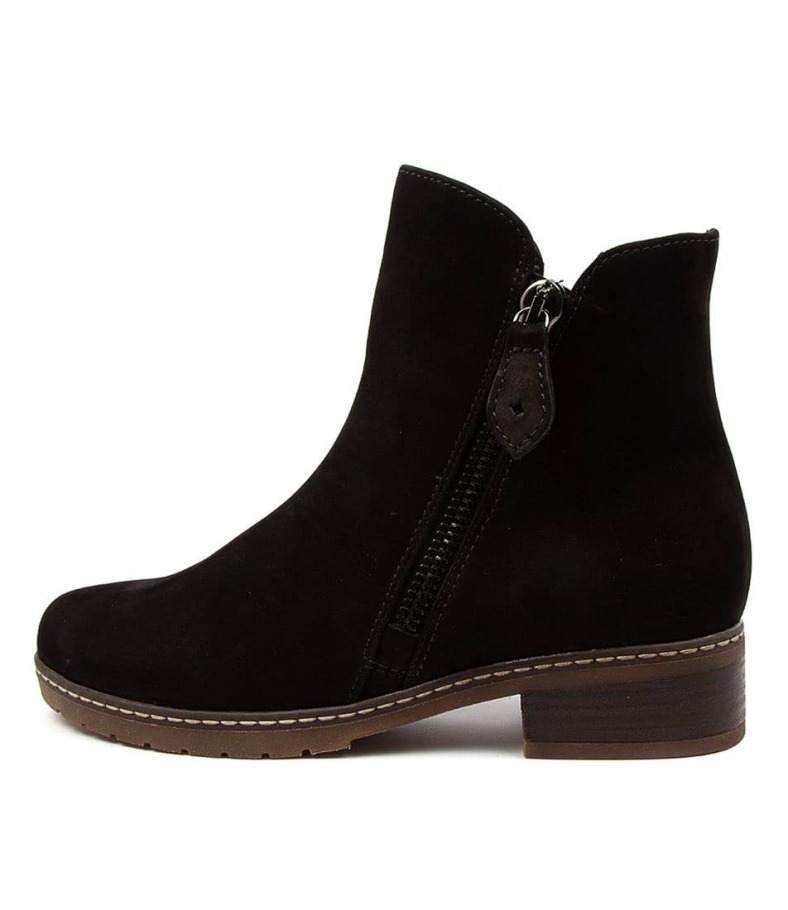 Gabor Mila Nubuck Noir