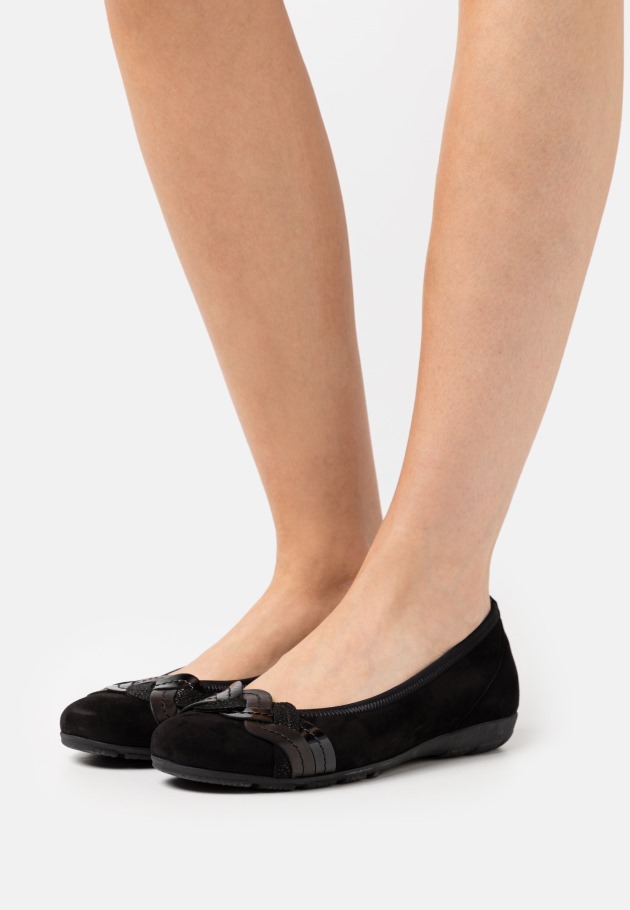 Gabor Noir Ballerines Femmes