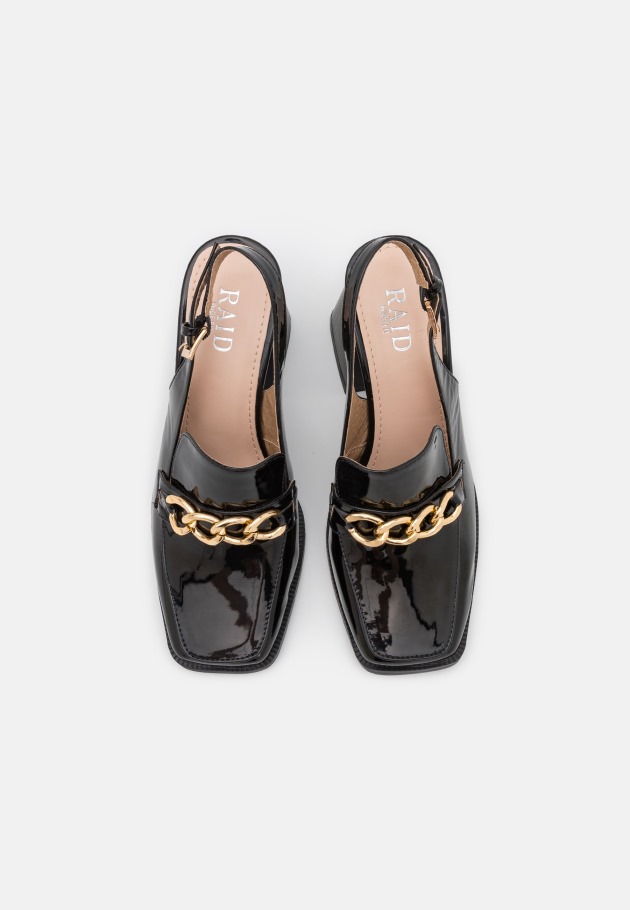 Gabor Noir Coupe Large Maeve - Talons Classiques