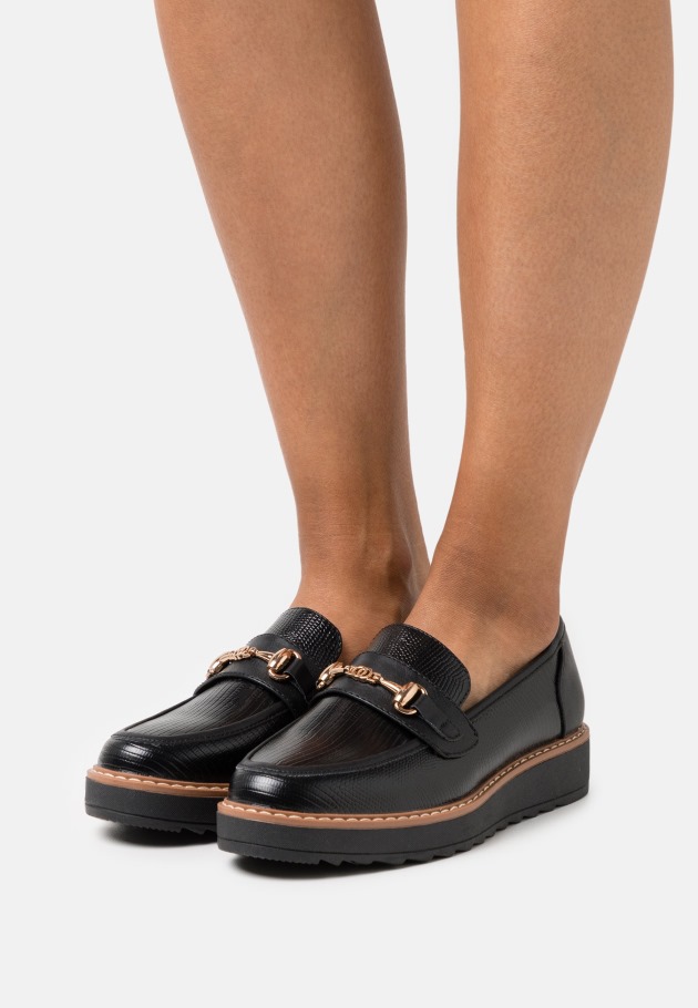 Gabor Noir Plate-forme Talons Femmes